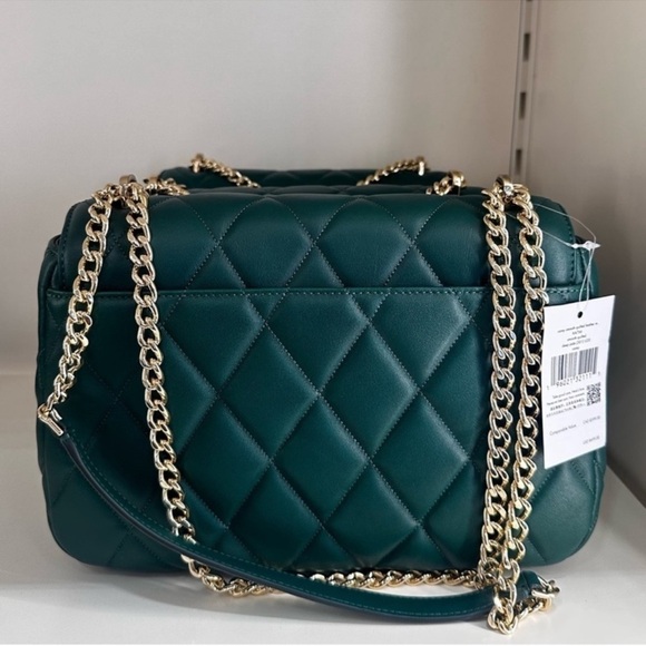 Kate Spade Carey Quilted Flap Shoulder Bag
Deep Jade - Picture 4 of 8